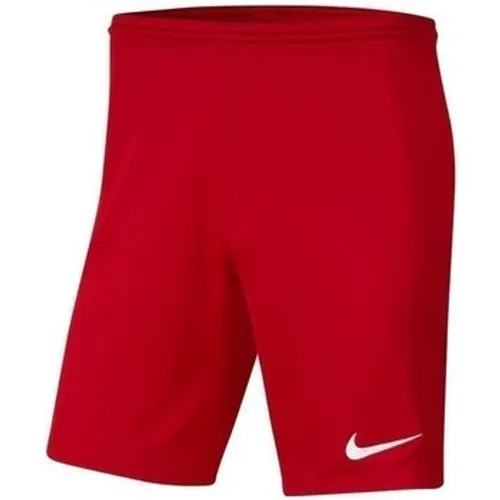 Nike  JR Park Iii Knit  boys's Children's Cropped trousers in Red