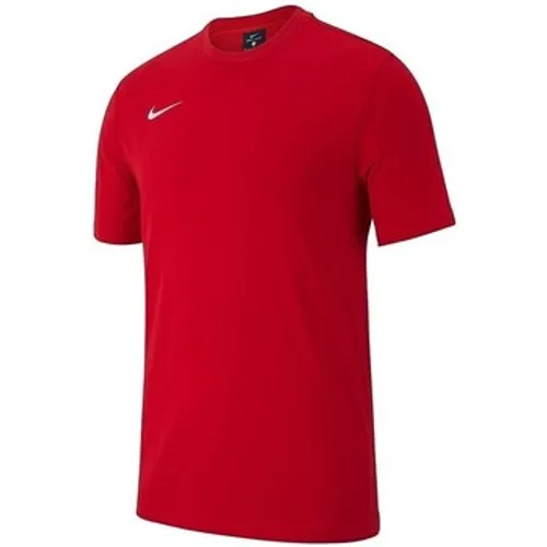 Nike  JR Team Club 19  boys's Children's T shirt in Red