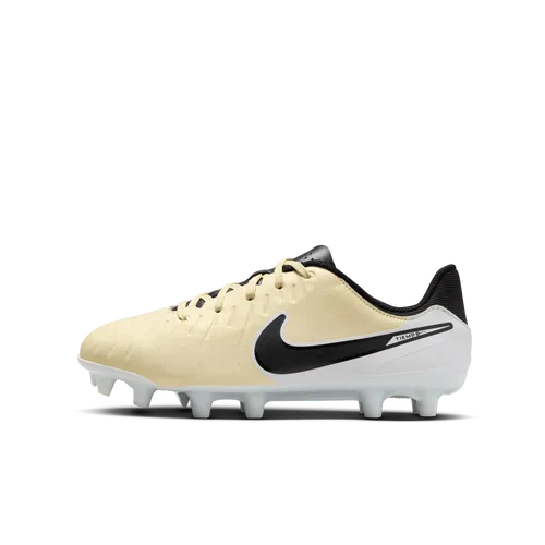 Nike Jr. Tiempo Legend 10 Academy Younger/Older Kids' Multi-Ground Low-Top Football Boot - Yellow - Leather