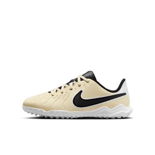 Nike Jr. Tiempo Legend 10 Club Younger/Older Kids' Turf Low-Top Football Shoes - Yellow - Leather