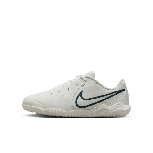 Nike Jr. Tiempo Pearl Legend 10 Academy Younger/Older Kids' IC Football Shoes - White