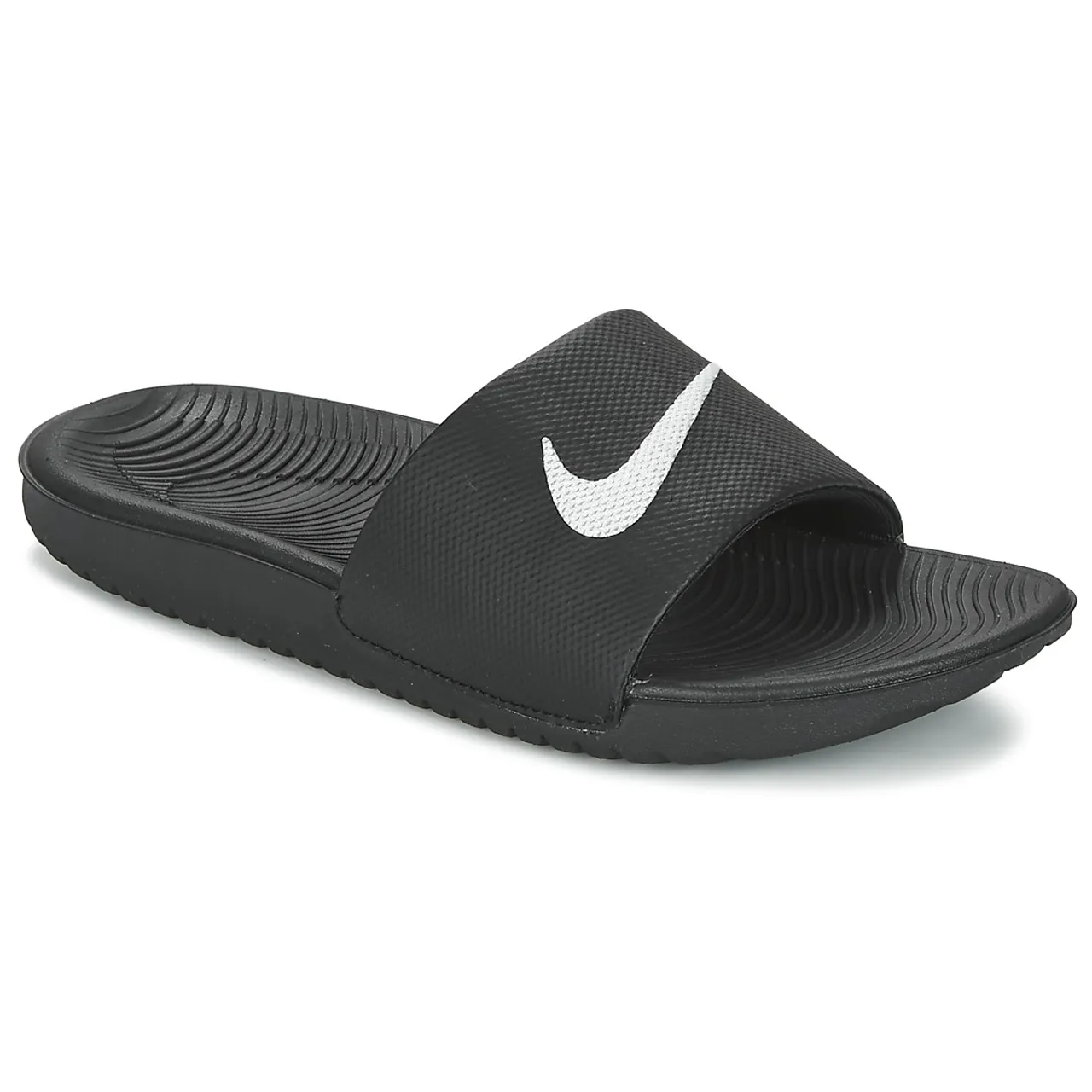 Nike  KAWA SLIDE  boys's Sliders in Black