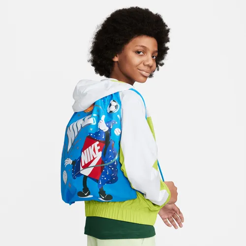 Nike Kids' Drawstring Bag (12L) - Blue - Polyester