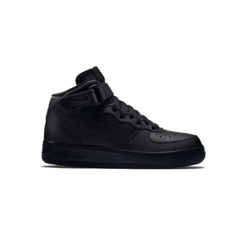 Nike , Leather Men`s Sneakers ,Black male, Sizes: