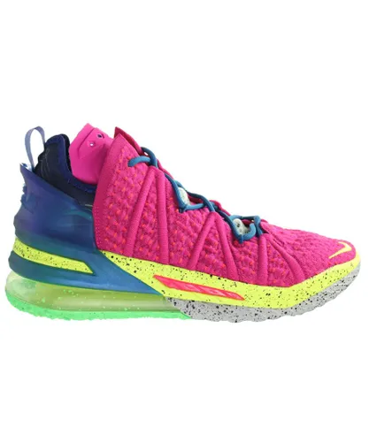 Nike Lebron XVIII "Los Angeles By Night" Mens Pink Trainers