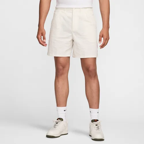 Nike Life Men's Seersucker Shorts - Grey - Polyester