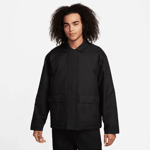 Nike Life Men's Waxed Canvas Work Jacket - Black - Polyester