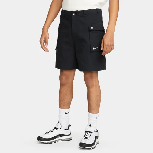 Nike Life Men's Woven P44 Cargo Shorts - Black - Cotton