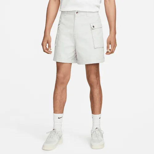 Nike Life Men's Woven P44 Cargo Shorts - Grey - Cotton