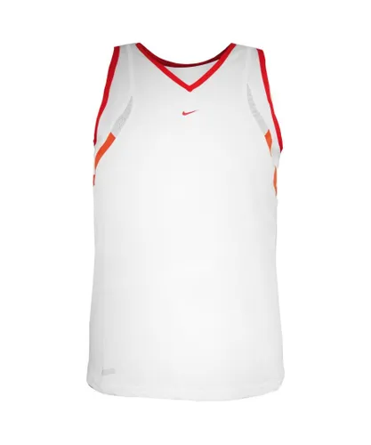 Nike Lightweight Tank Top Training Gym Vest White - Womens Textile