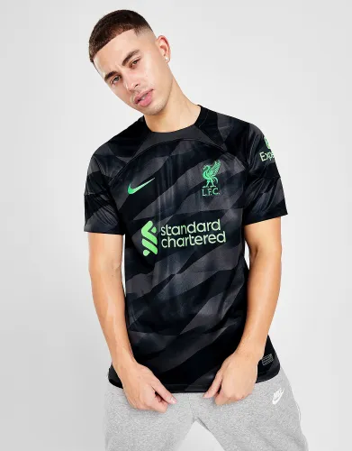 Nike Liverpool FC 2023/24 Goalkeeper Home Shirt - Black - Mens