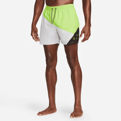 Nike Logo Jackknife Men's 13cm (approx.) Volley Swimming Shorts - Green - Polyester