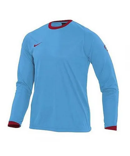 Nike Logo Mens Blue Football Top