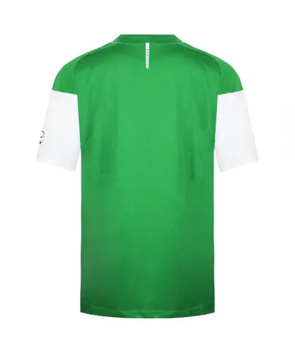 Nike Logo Mens Green/White Football Top
