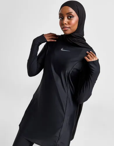 Nike Long Sleeve Swim Tunic - Black - Womens
