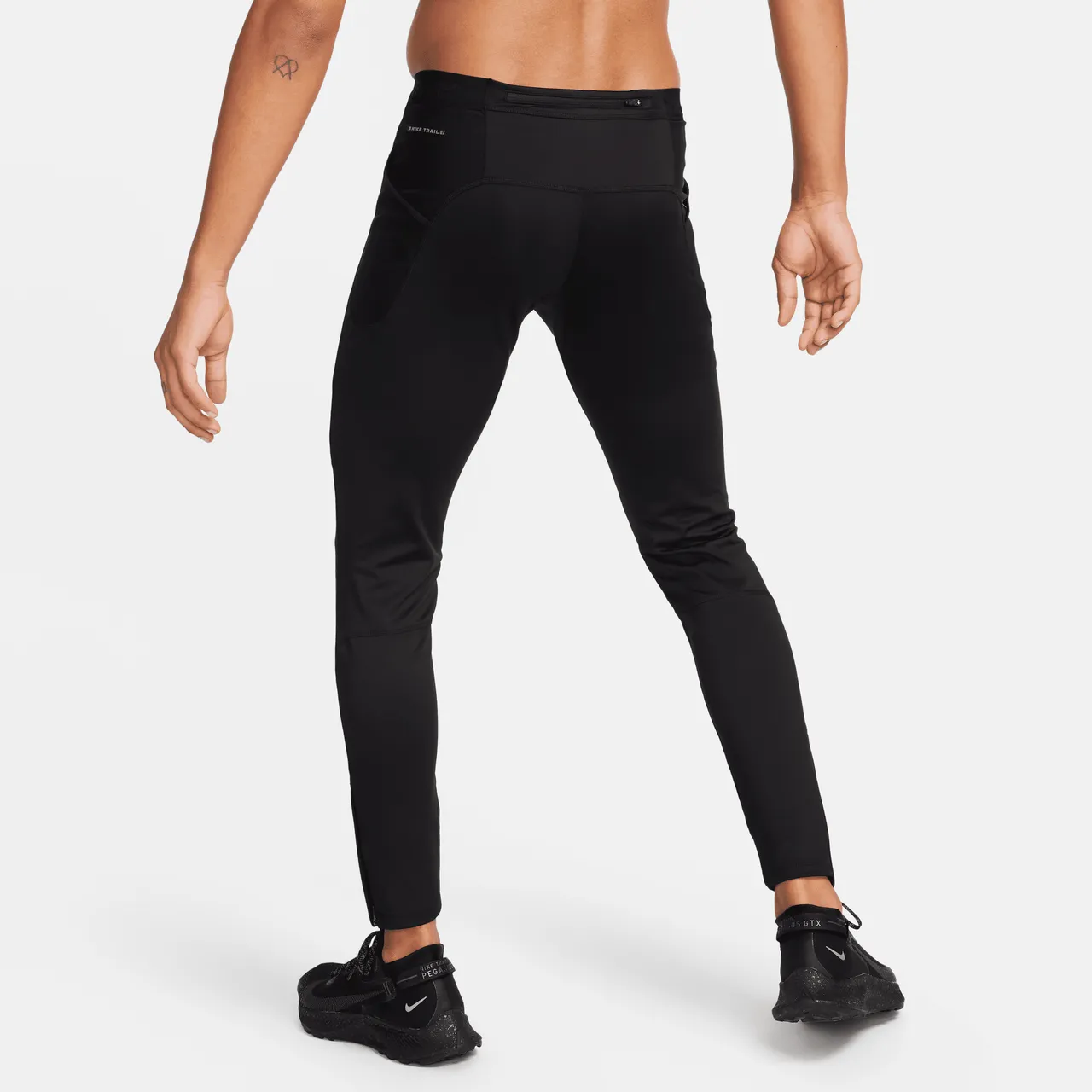 Nike Lunar Ray Men's Winterized Running Tights - Black - Polyester