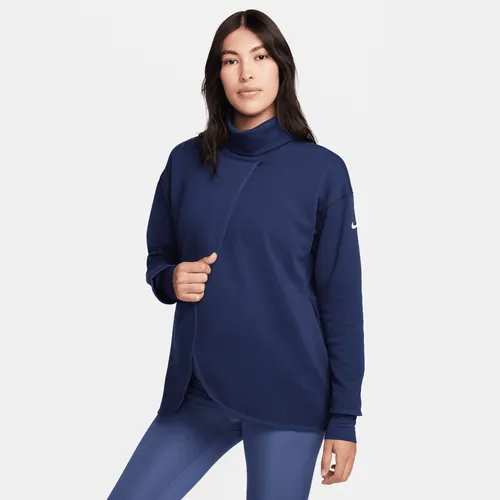 Nike (M) Women's Reversible Pullover (Maternity) - Blue - Polyester
