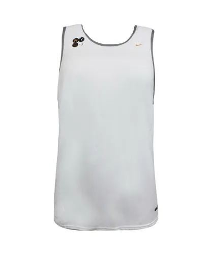 Nike Marathon NYC 98 Vest Round Neck White Womens Sleeveless 210504 102 Textile
