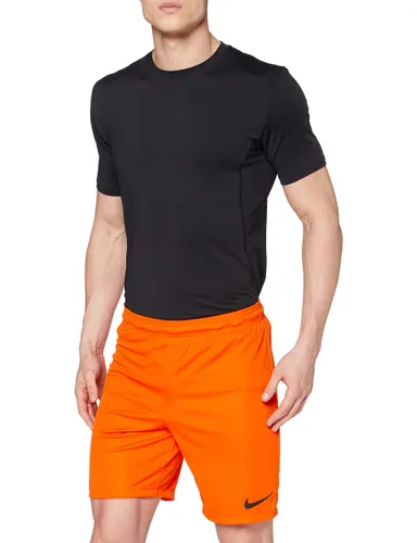 NIKE Men Park II NB Shorts - Safety Orange/Black