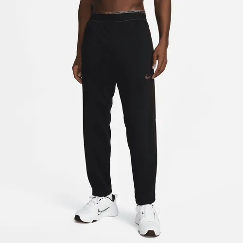 Nike Men's Dri-FIT Fleece Fitness Trousers - Black - Polyester