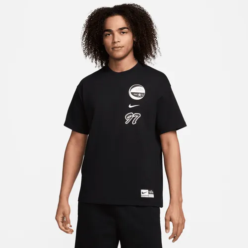 Nike Men's Max90 Basketball T-Shirt - Black - Cotton