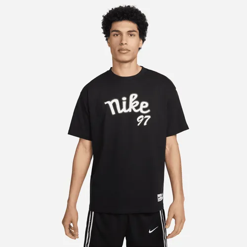 Nike Men's Max90 Basketball T-Shirt - Black - Cotton