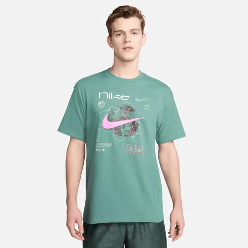 Nike Men's Max90 Basketball T-Shirt - Green - Cotton