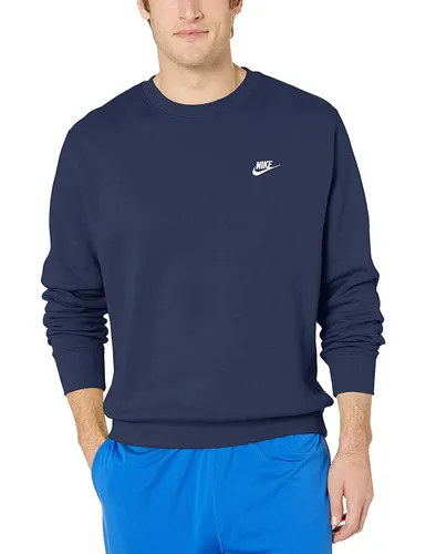 Nike Mens' Nike Sportswear Club Crew Long Sleeved T-Shirt