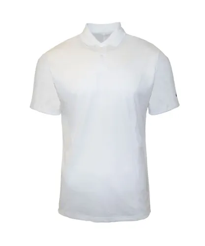 Nike Mens Solid Victory Polo Shirt (White) Cotton