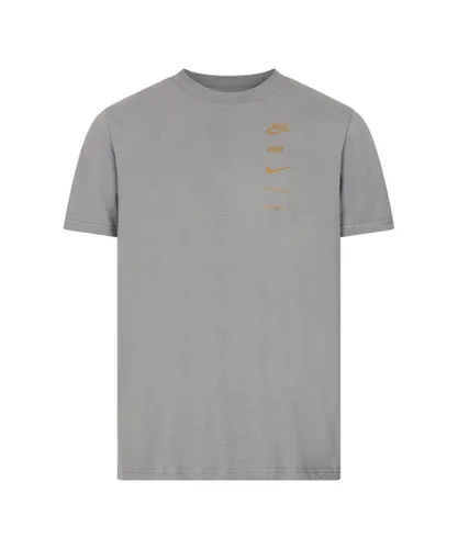 Nike Mens Sportswear Men’s Standard Issue T-Shirt Cool Grey Cotton