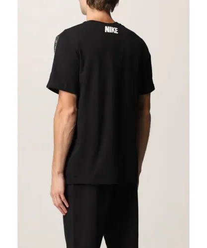 Nike Mens Sportswear Repeat T Shirt Club in Black Cotton