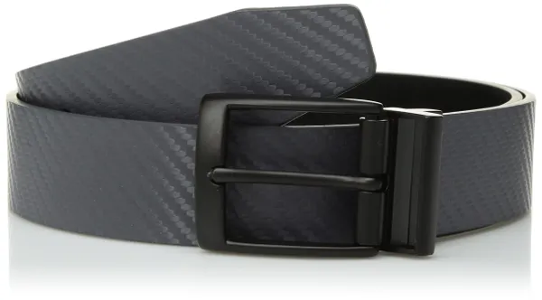 Nike Men's Standard Carbon Fiber-Texture Reversible Belt