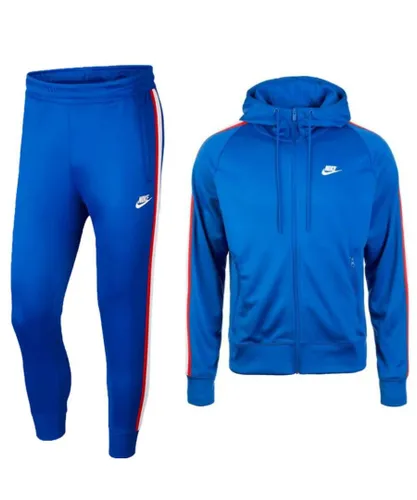 Nike Mens Tribute Poly Tracksuit In Blue