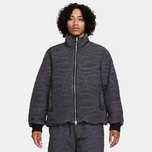 Nike Men's Woven Full-Zip Basketball Jacket - Black - Polyester