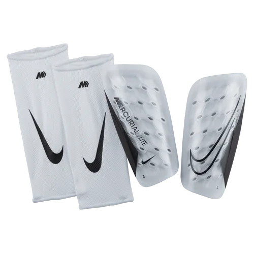 Nike Mercurial Lite Football Shinguards - White - Polyester