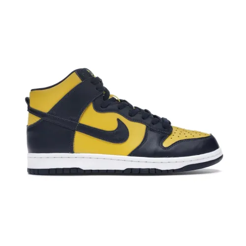 Nike , Michigan High Top Sneakers ,Yellow male, Sizes:
