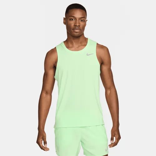 Nike Miler Men's Dri-FIT Running Tank Top - Green - Polyester