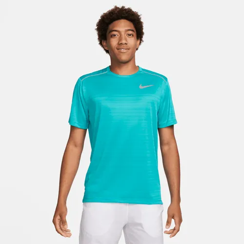 Nike Miler Men's Short-Sleeve Running Top - Green - Polyester