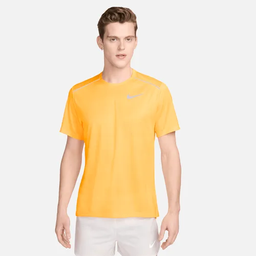Nike Miler Men's Short-Sleeve Running Top - Orange - Polyester
