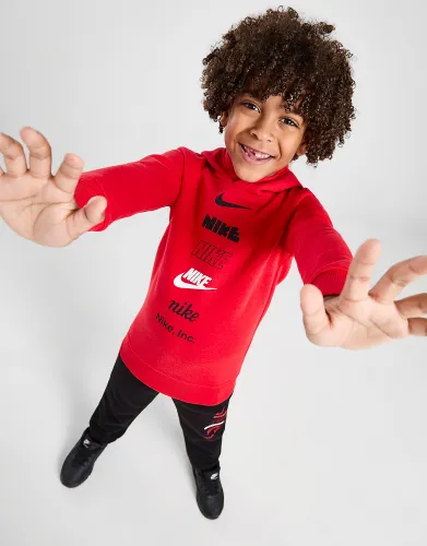 Nike Multi Logo Tracksuit Children - Red