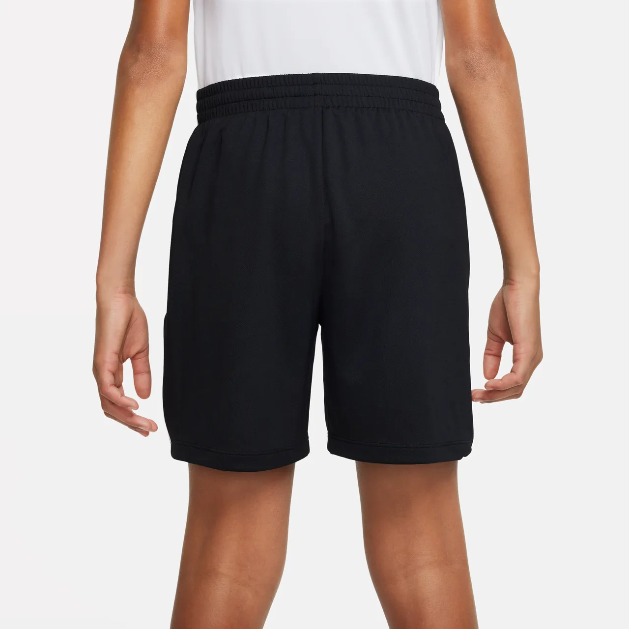 Nike Multi Older Kids' (Boys') Dri-FIT Graphic Training Shorts - Black - Polyester