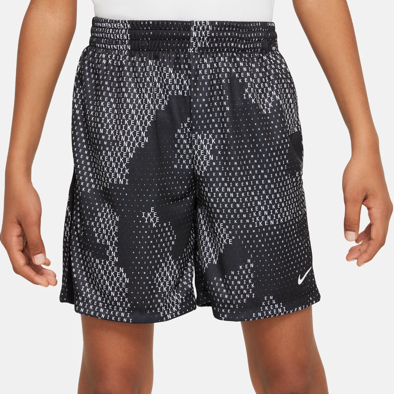 Nike Multi Older Kids' (Boys') Dri-FIT Shorts - Black - Polyester