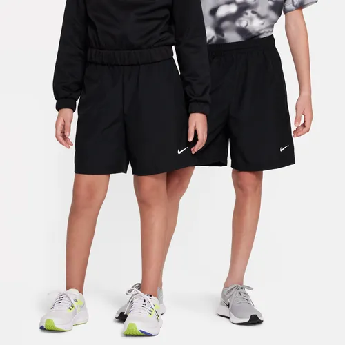 Nike Multi Older Kids' (Boys') Dri-FIT Training Shorts - Black - Polyester