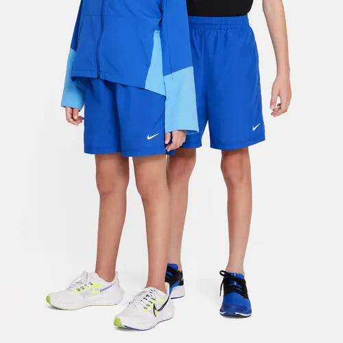 Nike Multi Older Kids' (Boys') Dri-FIT Training Shorts - Blue - Polyester