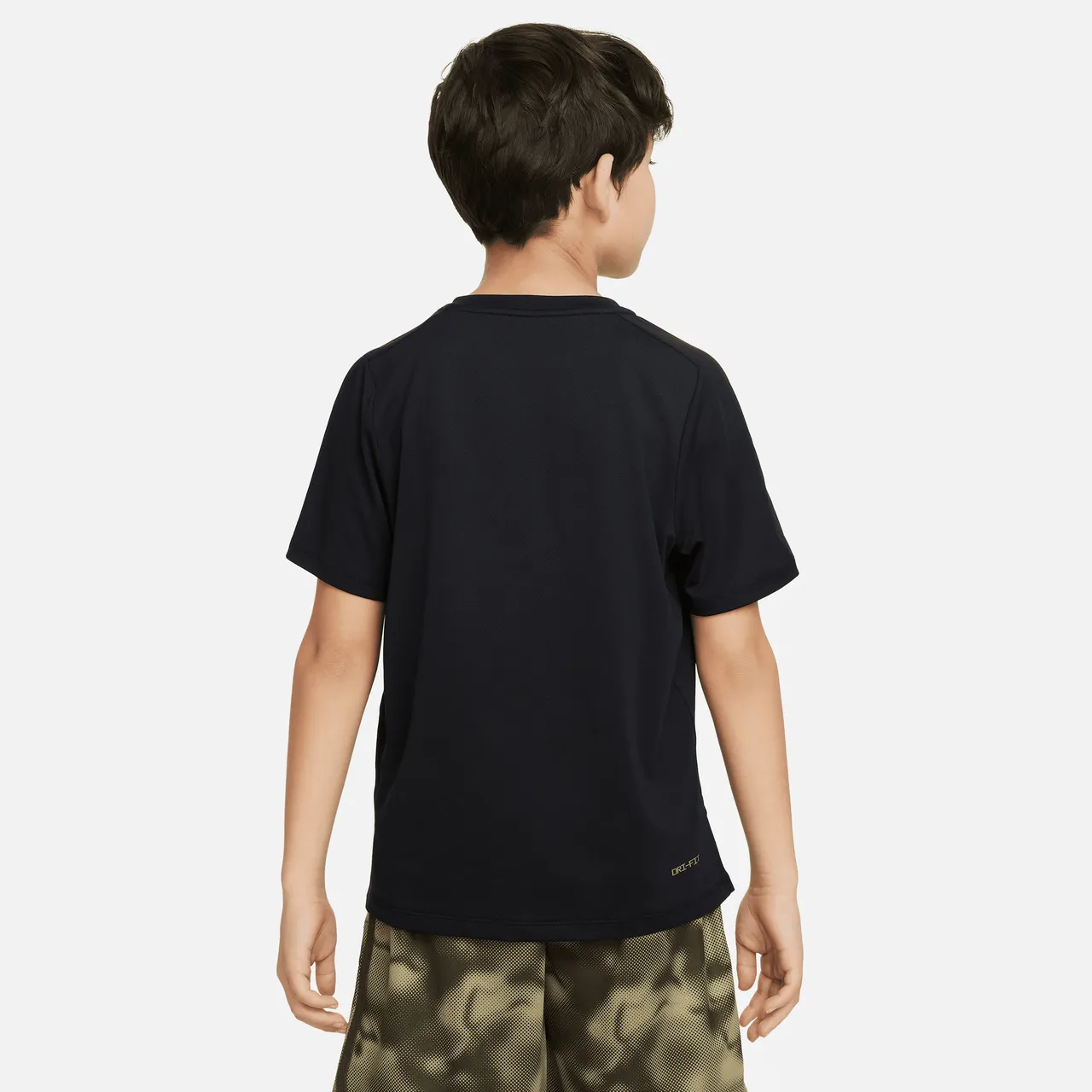 Nike Multi Older Kids' (Boys') Dri-FIT Training Top - Black - Polyester