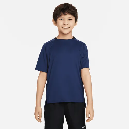 Nike Multi Older Kids' (Boys') Dri-FIT Training Top - Blue