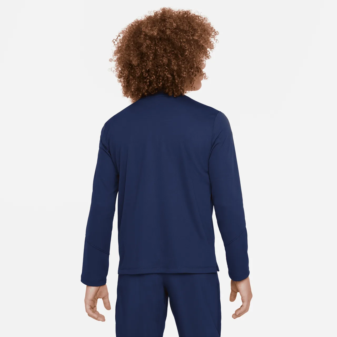 Nike Multi Older Kids' (Boys') Dri-FIT UV Long-Sleeve 1/2-Zip Top - Blue - Polyester
