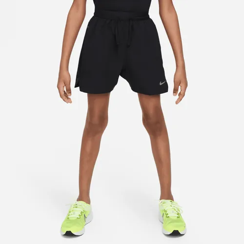 Nike Multi Tech EasyOn Older Kids' (Boys') Dri-FIT Training Shorts - Black - Polyester