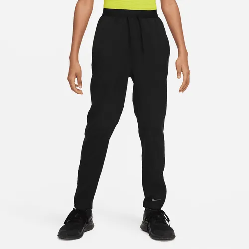 Nike Multi Tech EasyOn Older Kids' (Boys') Dri-FIT Training Trousers - Black - Polyester