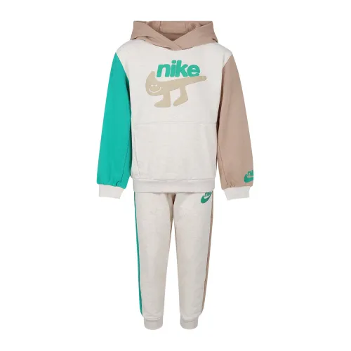 Nike , Multicolor Cotton Sweatshirt and Trousers Set ,Multicolor unisex, Sizes: